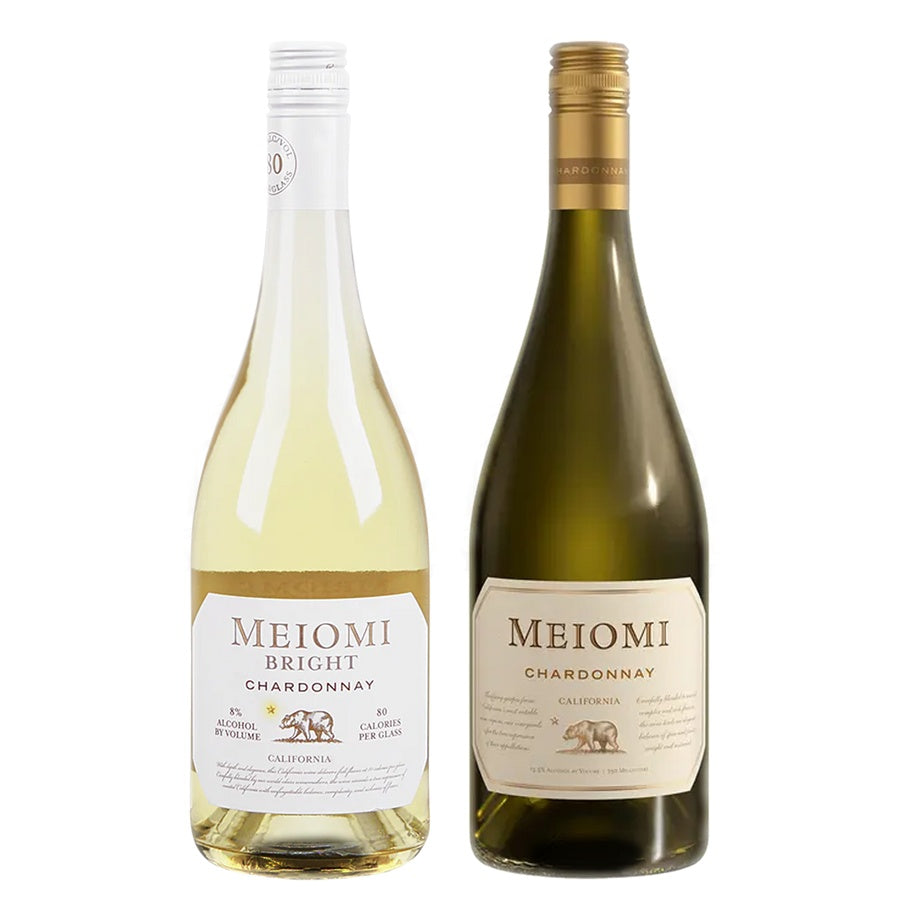 Meiomi Chardonnay Bright California and Meiomi Chardonnay California