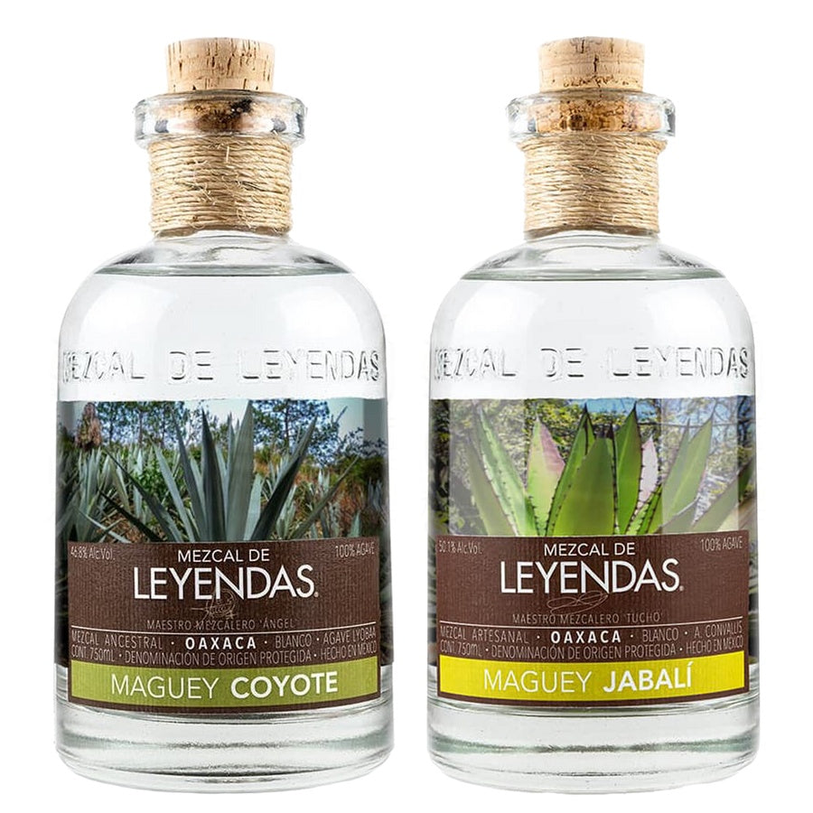 Mezcal Leyendas Mezcal Coyote and Mezcal Leyendas Mezcal Oax Cuishe
