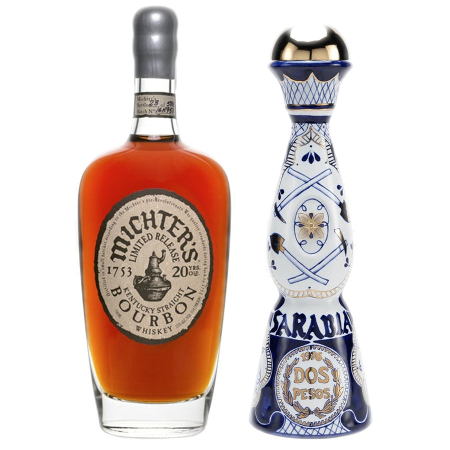 Michter's 20 Year Bourbon 2016 and Clase Azul Limited Edition X Eduardo Sarabia Anejo Tequila Gold Edition