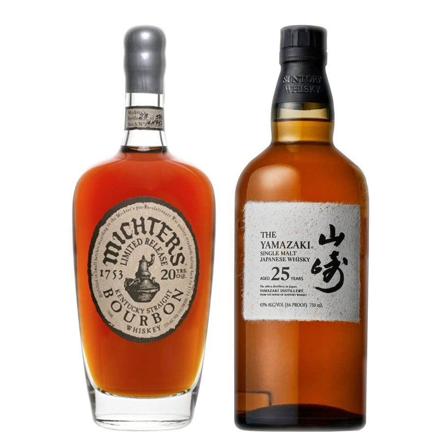 Michter's 20 Year Bourbon 2016 and Yamazaki 25 Year