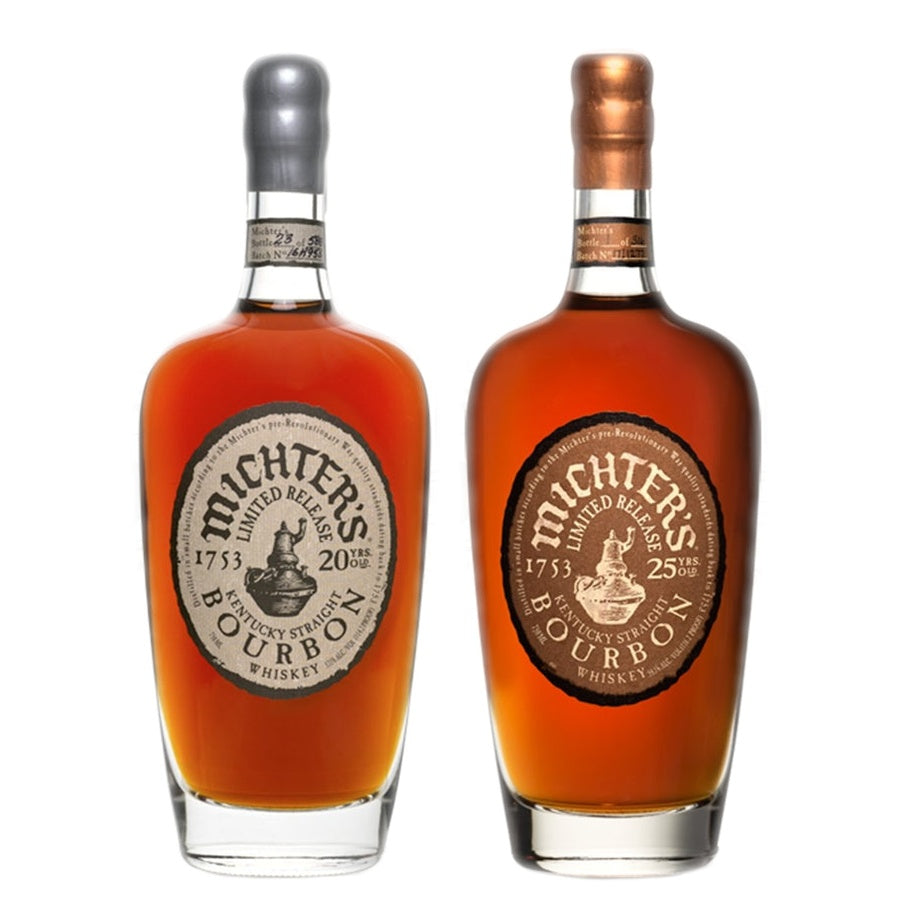 Michter's 20 Year Bourbon 2022 and Michter's 25 Year Bourbon 2020