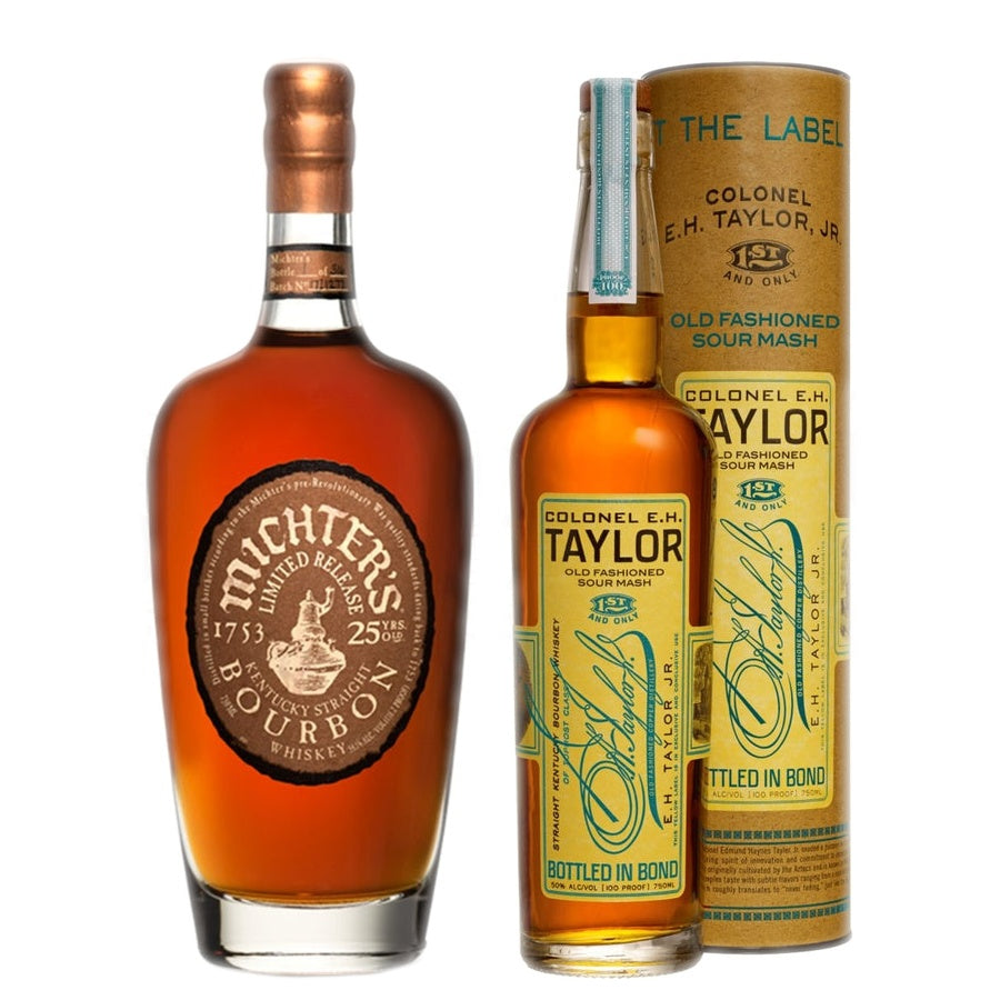 Michter's 25 Year Bourbon 2017 and E.H. Taylor Old Fashioned Sour Mash Bourbon