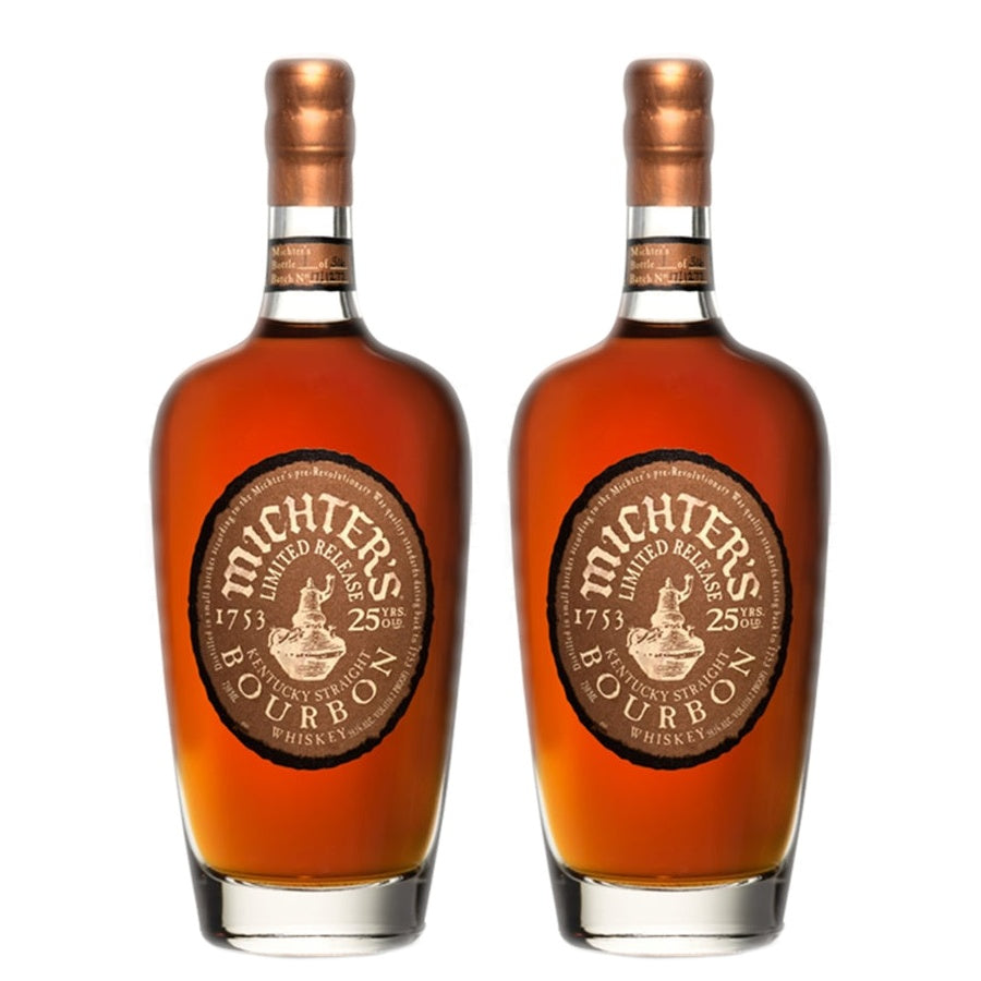 Michter's 25 Year Bourbon 2017 and Michter's 25 Year Bourbon 2020