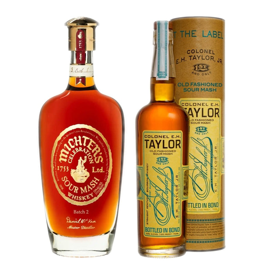Michter's "Celebration" Sour Mash Batch 2 and E.H. Taylor Old Fashioned Sour Mash Bourbon