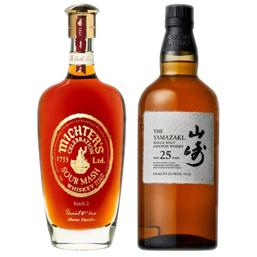 Michter's "Celebration" Sour Mash Batch 2 and Yamazaki 25 Year