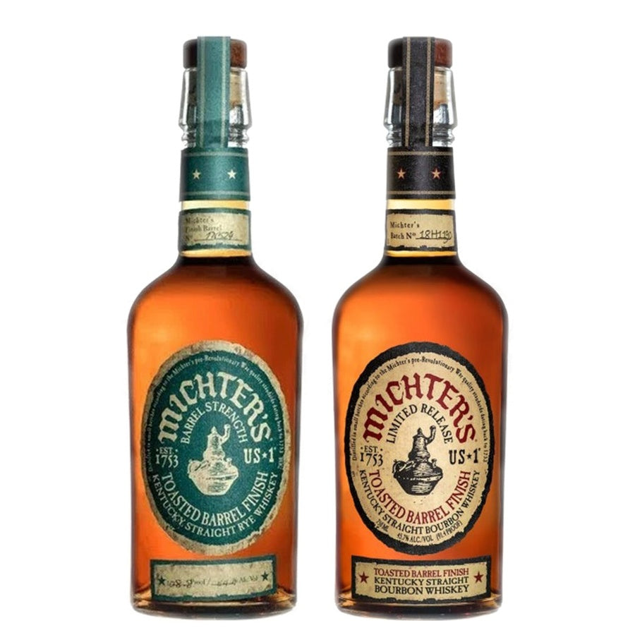 Michter's Toasted Barrel Finish Rye Limited Release Bourbon and Michter's Toasted Barrel Finish Limited Release Bourbon