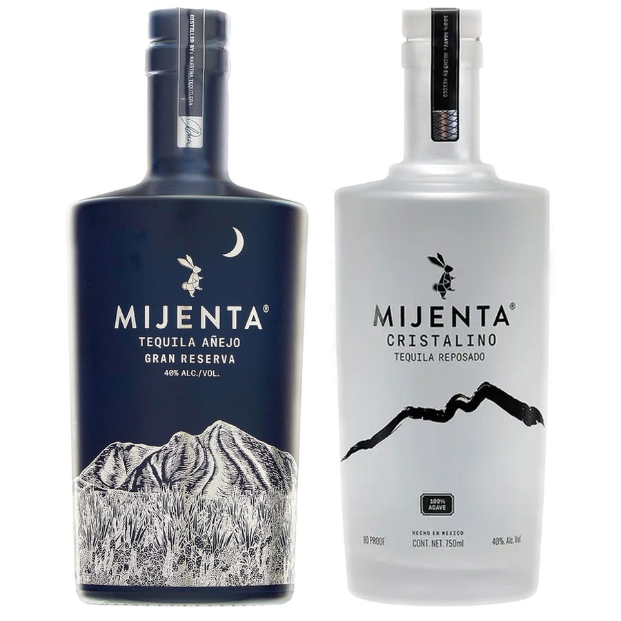 Mijenta Tequila Anejo and Mijenta Tequila Cristalino