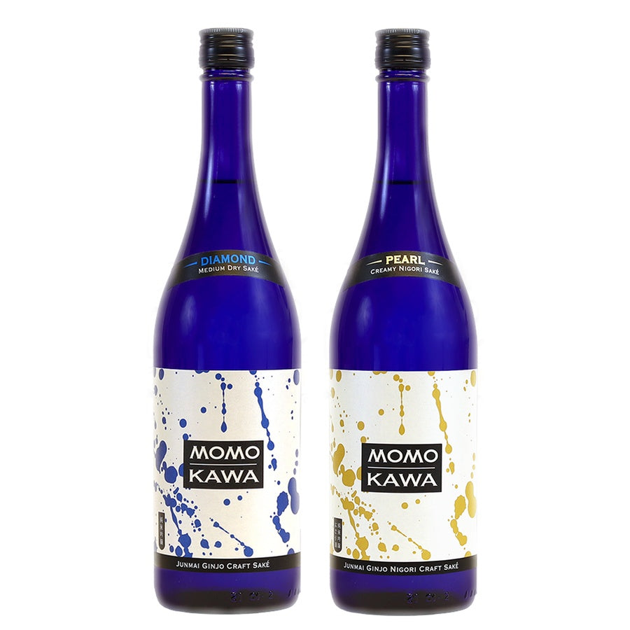 Momokawa Diamond Junmai Ginjo and Momokawa Pearl Nigori Junmai Ginjo