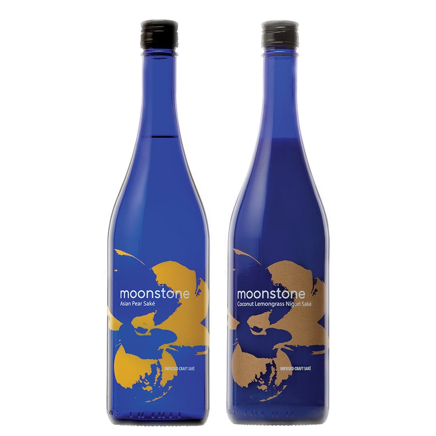 Moonstone Asian Pear Sake and Moonstone Coconut Lemongrass Nigori