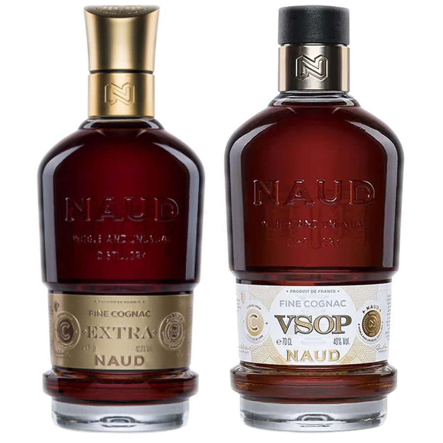 Naud Cognac Extra and Naud Cognac VSOP
