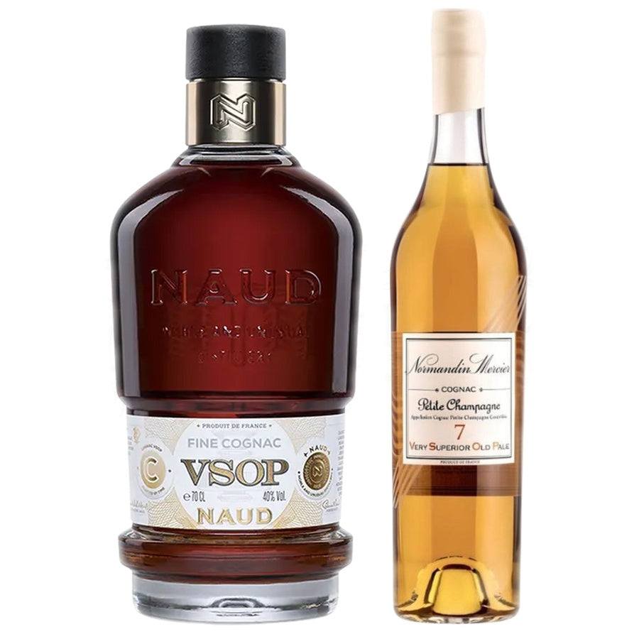 Naud Cognac VSOP and Normandin Mercier Petite Champagne Cognac Vsop 7 Year