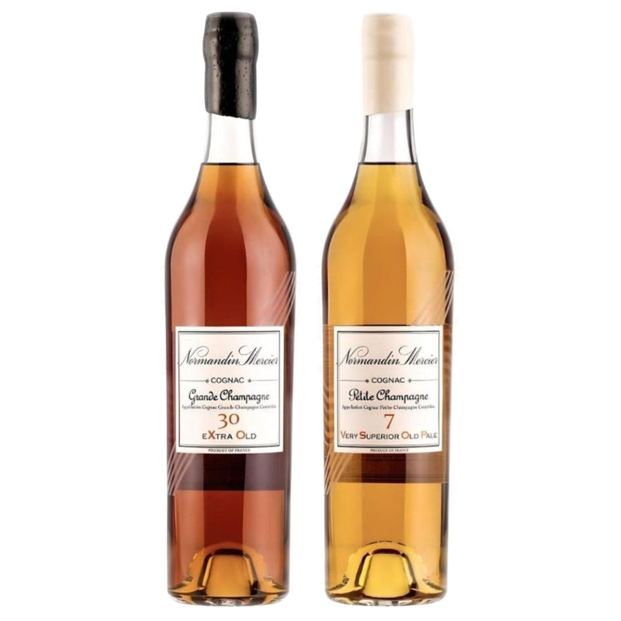 Normandin Mercier Grande Champagne Cognac Xtra Old 30 Year and Normandin Mercier Petite Champagne Cognac Vsop 7 Year