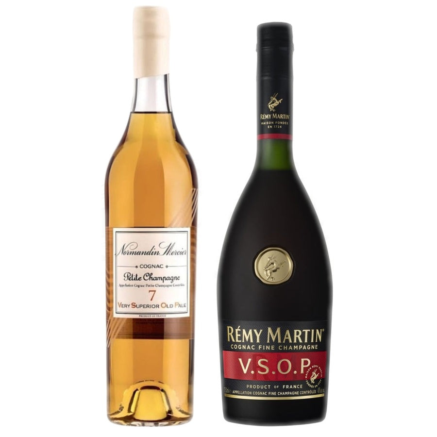 Normandin Mercier Petite Champagne Cognac Vsop 7 Year and Remy Martin Cognac VSOP