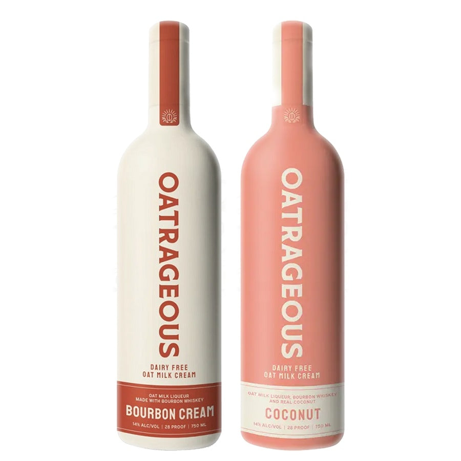 Oatrageous Liqueur Bourbon Cream Oat Milk and Oatrageous Liqueur Coconut Oat Milk