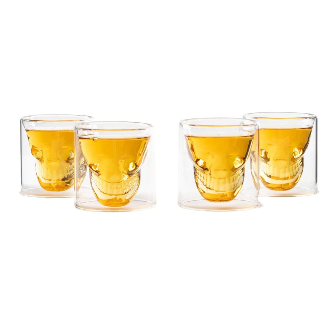 Old Fashioned Skull Glasses - BottleBuzz