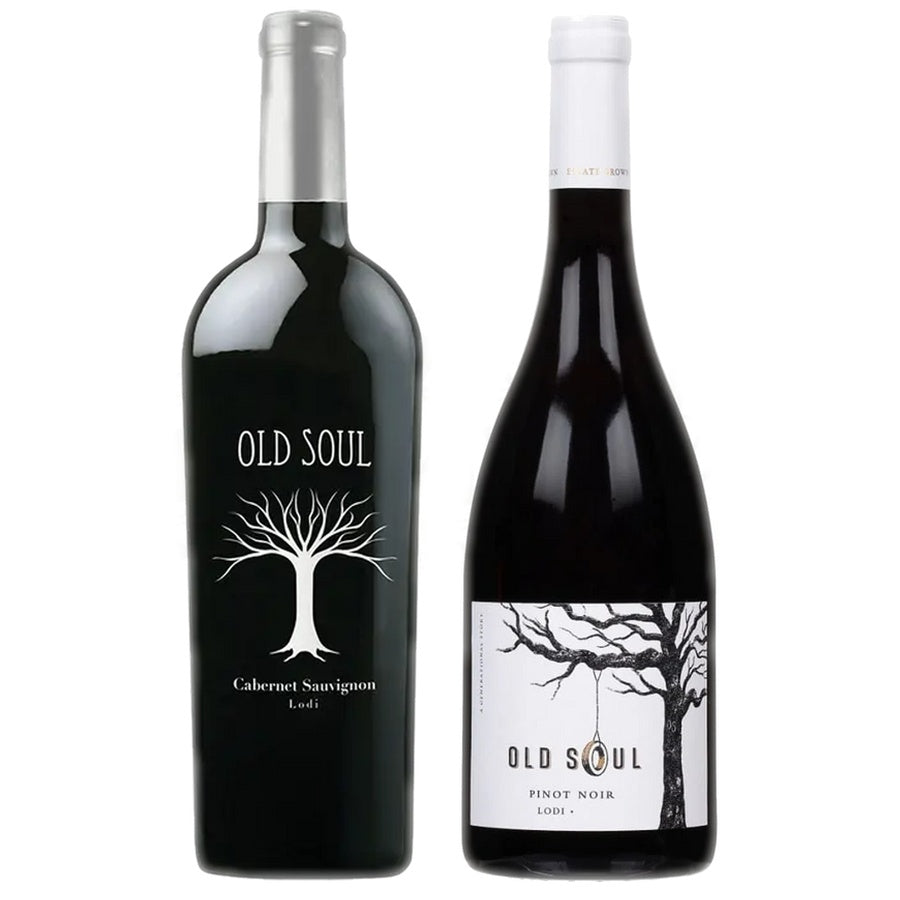 Old Soul Cabernet Sauvignon and Old Soul Pinot Noir