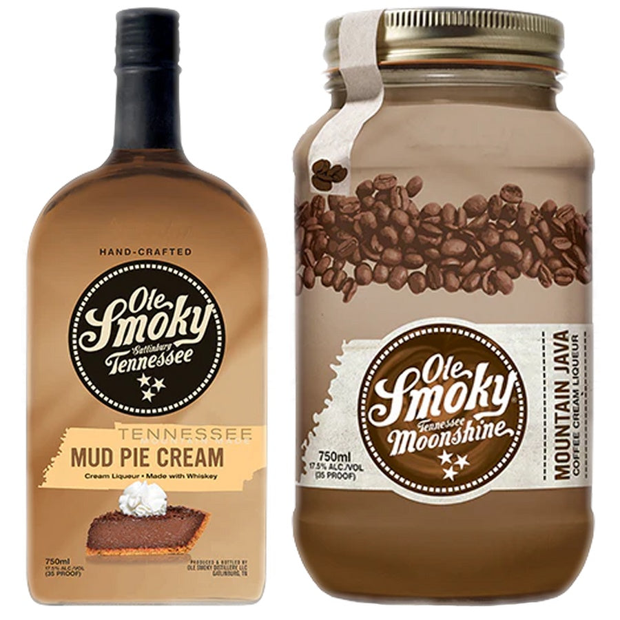 Ole Smokey Tennessee Mud Cream Liquor and Ole Smoky Mountain Java Cream Liqueur