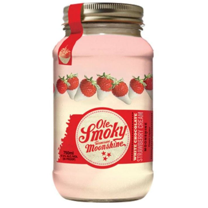 Ole Smoky White Chocolate Strawberry Cream Moonshine - BottleBuzz