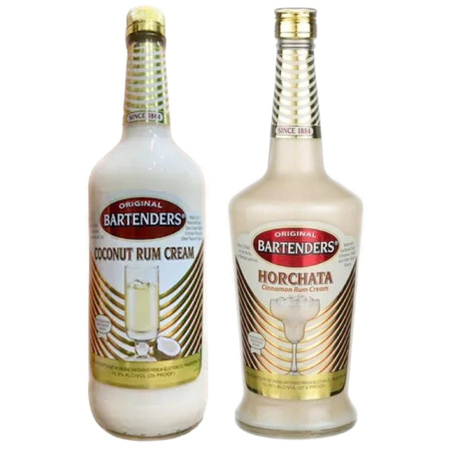 Original Bartenders Cocktails Coconut Rum Cream and Original Bartenders Cocktails Horchata Cinnamon Rum Cream