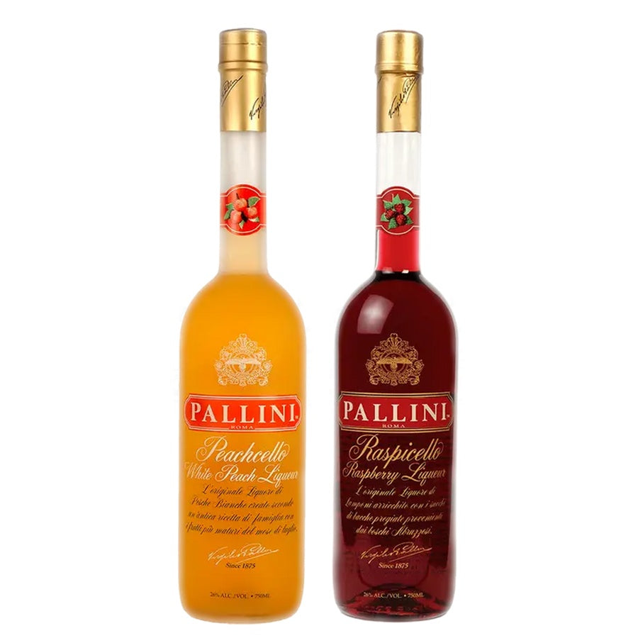 Pallini Peachcello and Pallini Raspicello