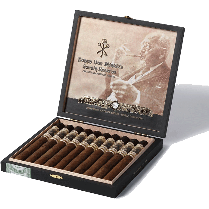 Pappy Van Winkle Barrel Fermented Cigars (Churchill Size Box of 10) - Available at Wooden Cork