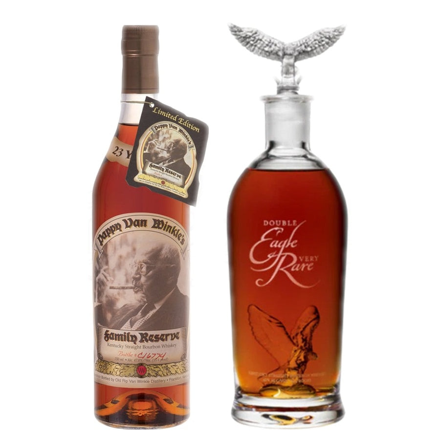Pappy Van Winkle 23 Year Bourbon and 2024 Buffalo Trace Double Eagle Very Rare