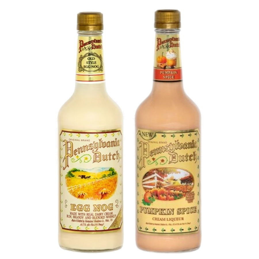 Pennsylvania Dutch Egg Nog and Pennsylvania Dutch Pumpkin Cream Liqueur