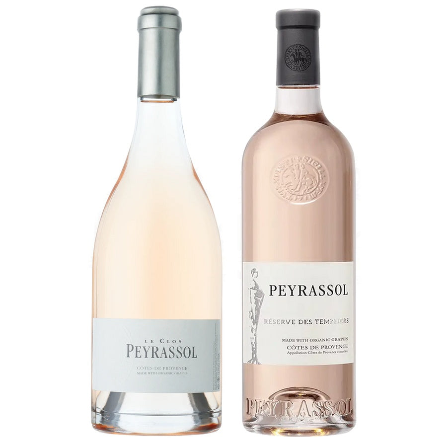Peyrassol Le Clos Rose and Peyrassol Reserve des Templiers Rose