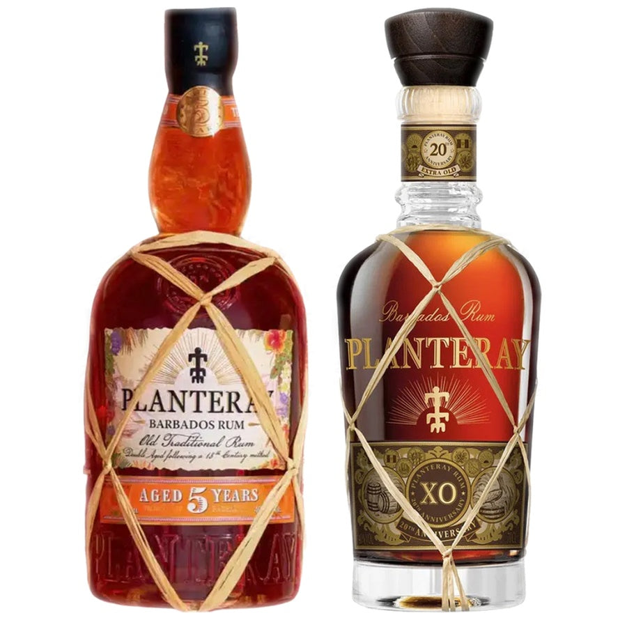 Planteray Aged Rum 5 Yr and Planteray Aged Rum Xo 20th Anniversary