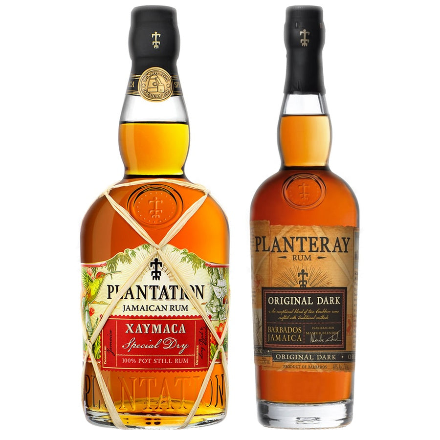 Planteray Aged Rum Xaymaca and Planteray Dark Rum Original Dark