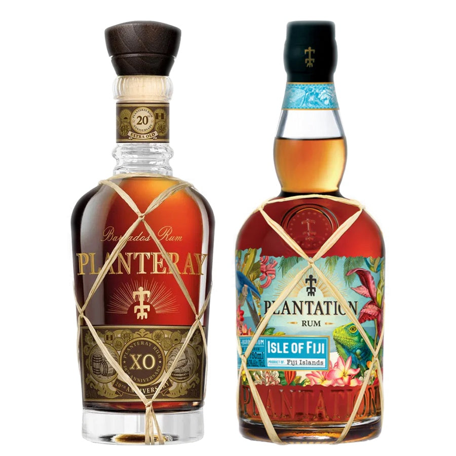 Planteray Aged Rum Xo 20th Anniversary and Planteray Gold Rum Double Barrel Isle Of Fiji