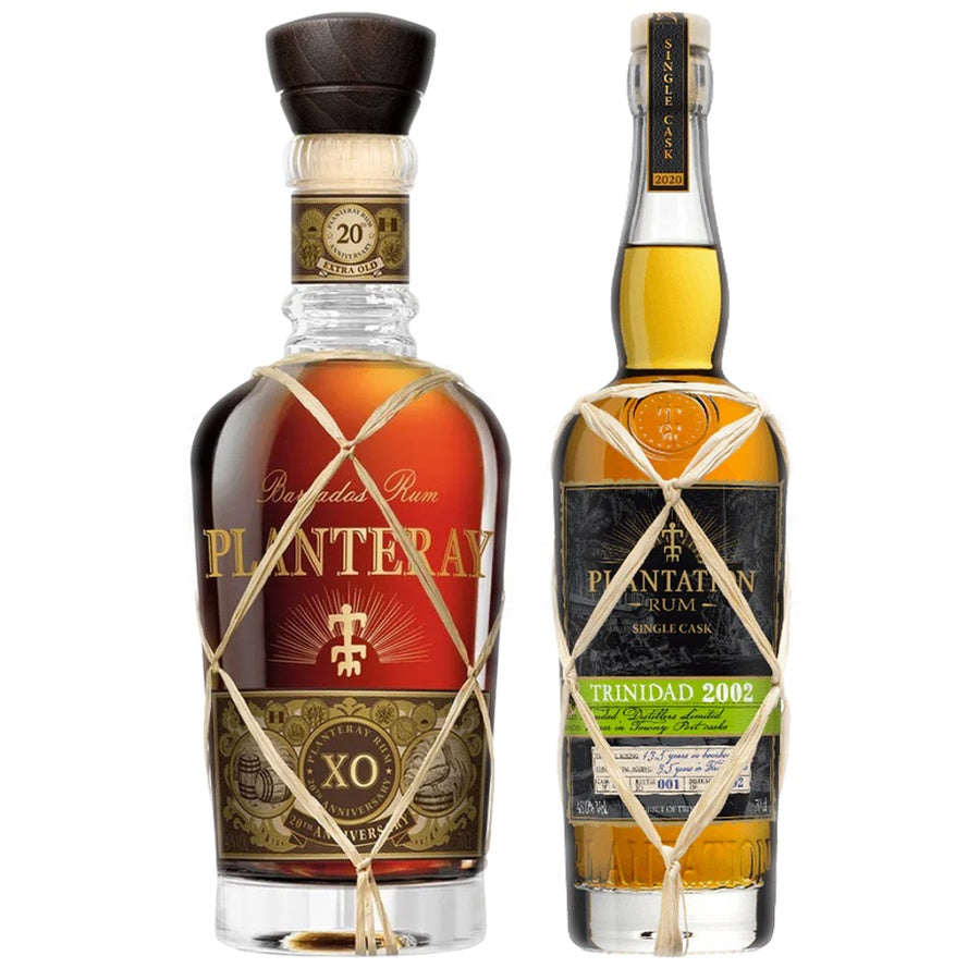 Planteray Aged Rum Xo 20th Anniversary and Planteray Gold Rum Single Cask 12 Yr