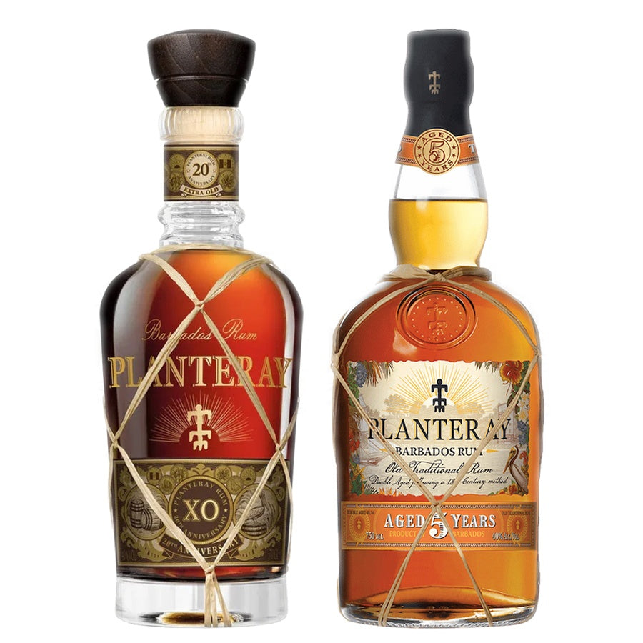 Planteray Aged Rum Xo 20th Anniversary and Planteray Gold Rum Single Cask 5 Yr