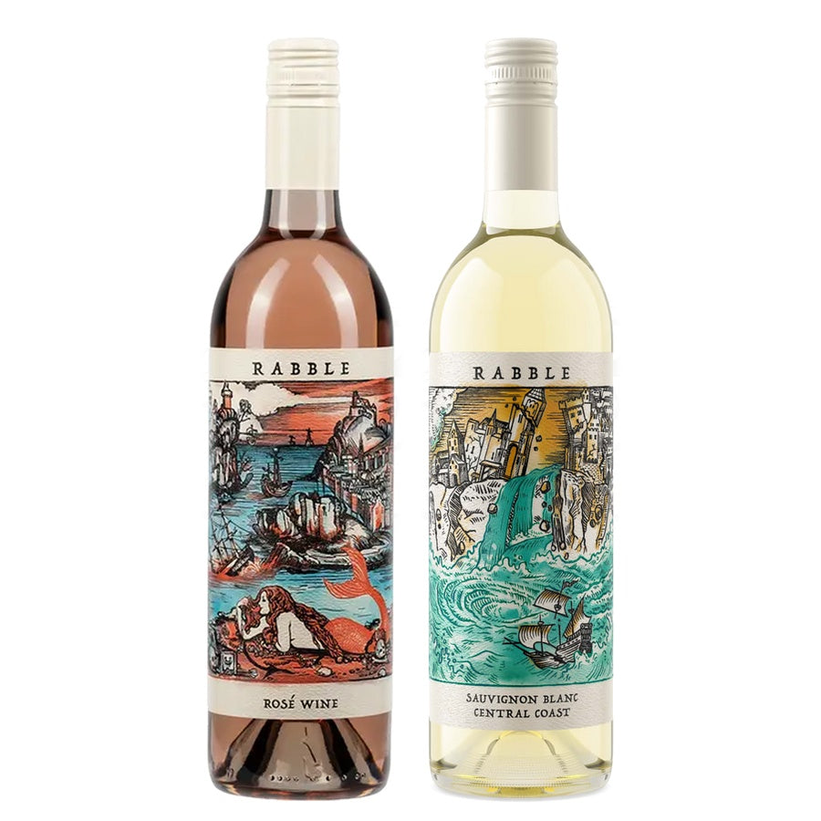 Rabble Paso Robles Rose and Rabble Sauvignon Blanc