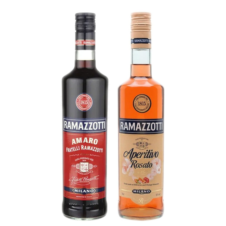 Ramazzotti Amaro Liqueur and Ramazzotti Aperitivo Rosato Liqueur