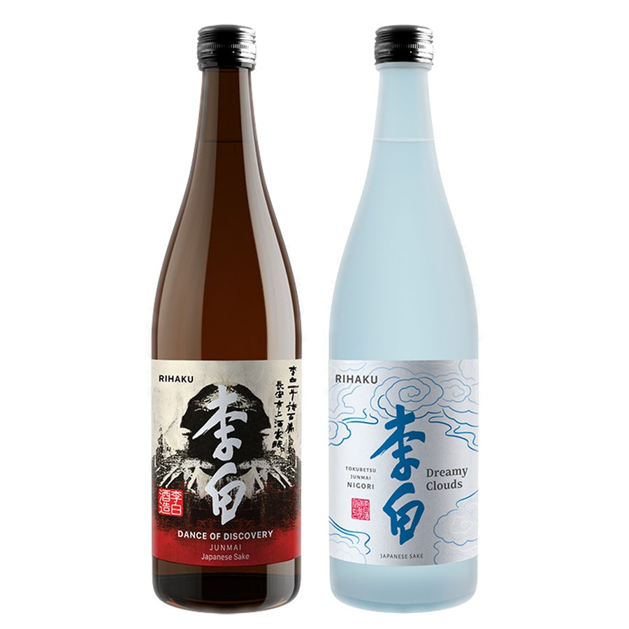 Rihaku Dance Of Discovery and Rihaku Dreamy Clouds Sake