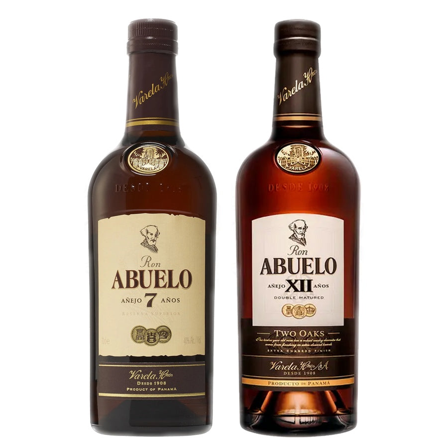 Ron Abuelo Rum Anejo 7 Anos and Ron Abuelo Rum Two Oak 12YR