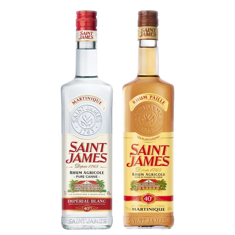 Saint James Rum Blanc and Saint James Rum Paille Gold