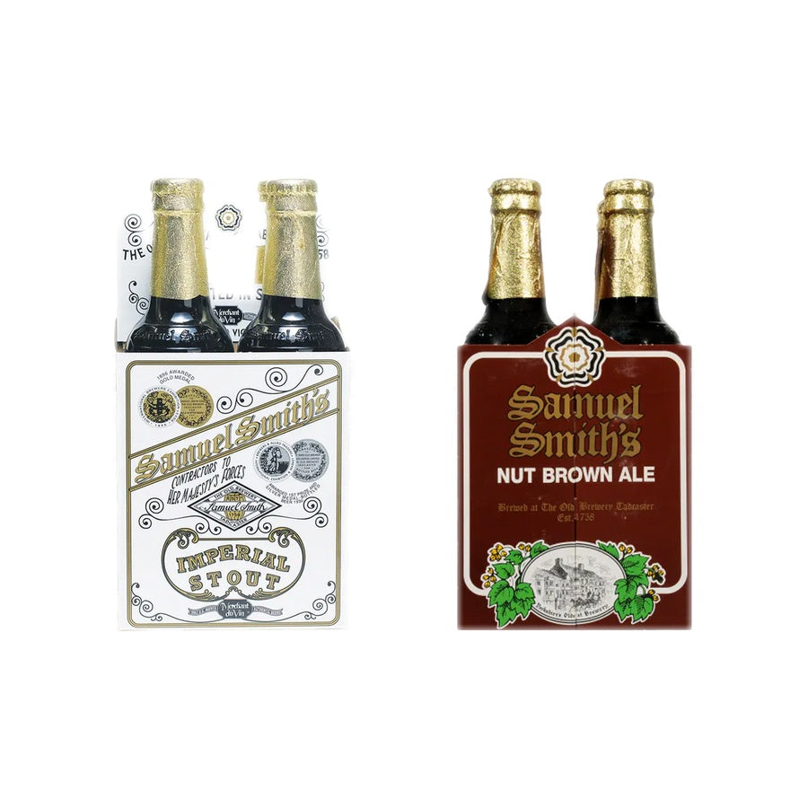 Samuel Smith Imperial Stout 12 Pack and Samuel Smith Nut Brown Ale 12 Pack