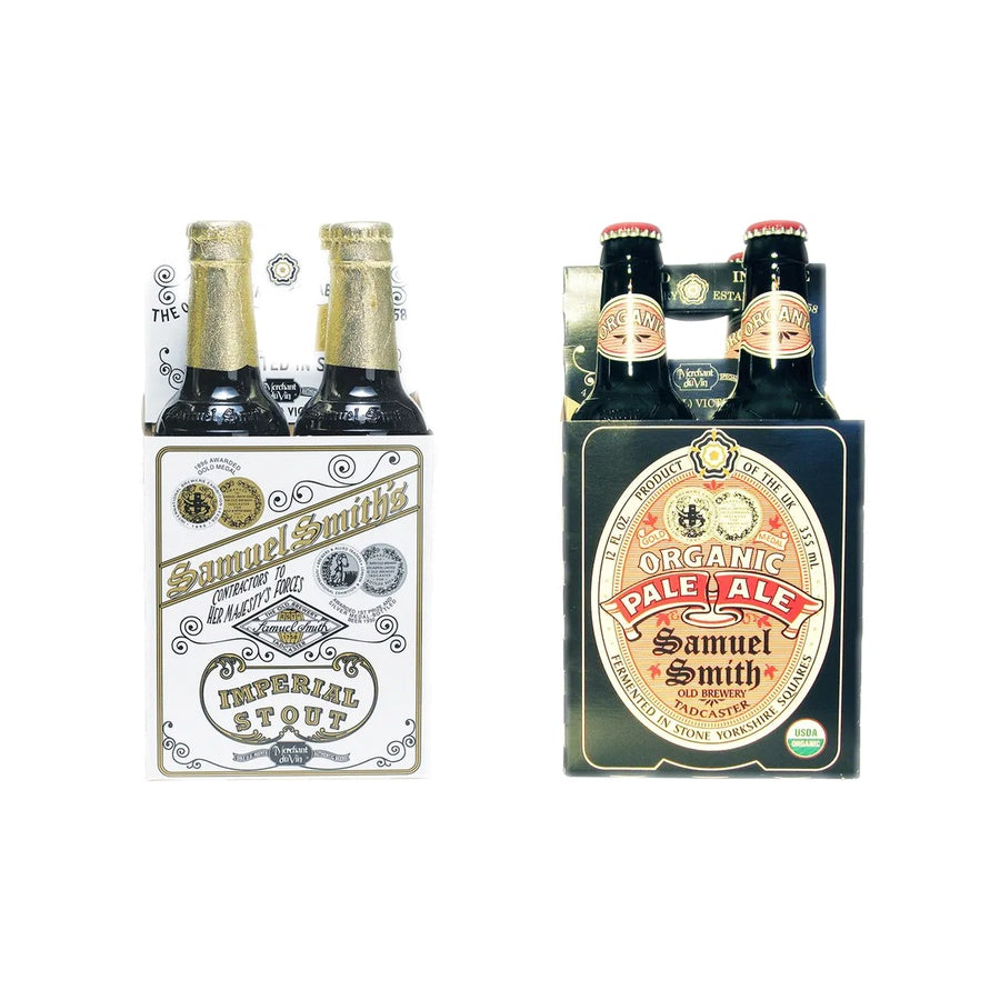 Samuel Smith Imperial Stout 12 Pack and Samuel Smith Organic Pale Ale 12 Pack
