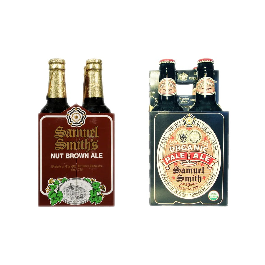 Samuel Smith Nut Brown Ale 12 Pack and Samuel Smith Organic Pale Ale 12 Pack