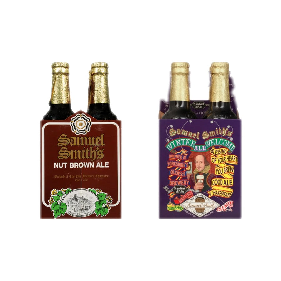 Samuel Smith Nut Brown Ale 12 Pack and Samuel Smith Winter Welcome Ale 12 Pack