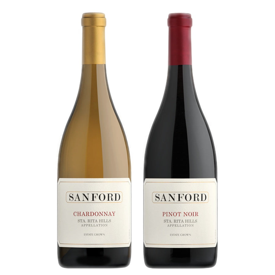 Sanford Chardonnay Santa Rita Hills and Sanford Pinot Noir Santa Rita Hills