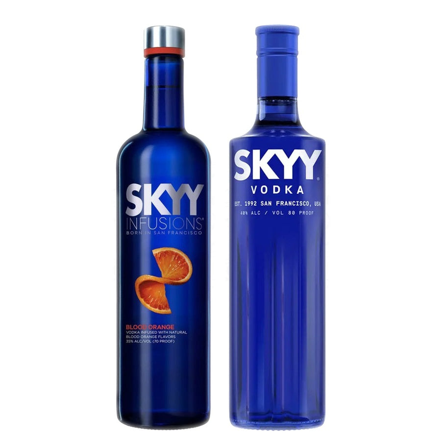 SKYY Infusions Blood Orange Vodka and SKYY Vodka