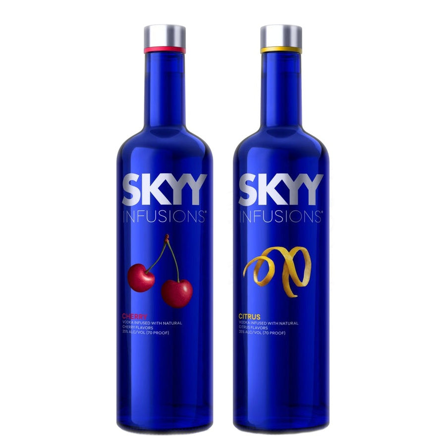 SKYY Infusions Cherry Vodka and SKYY Infusions Citrus Vodka