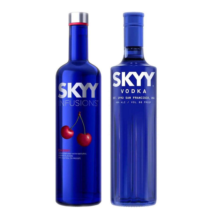 SKYY Infusions Cherry Vodka and SKYY Vodka