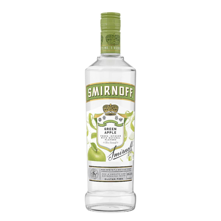 Smirnoff Apple Flavored Vodka Green Apple - BottleBuzz