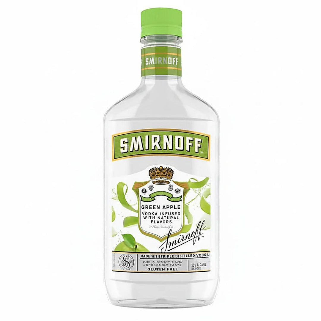 Smirnoff Vodka Green Apple Flavored 375ml