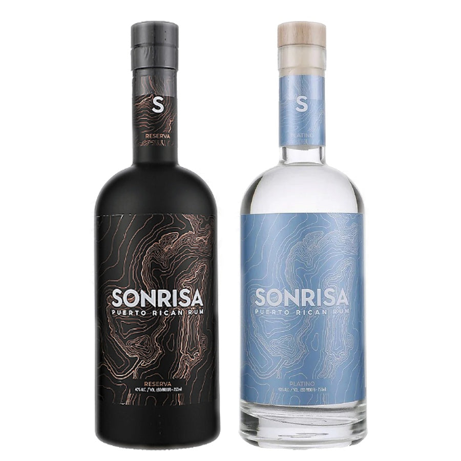 Sonrisa Gold Rum Reserva and Sonrisa Light Rum Platino