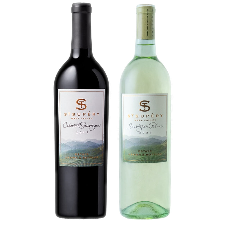 St. Supery Cabernet Sauvignon and St. Supery Sauvignon Blanc